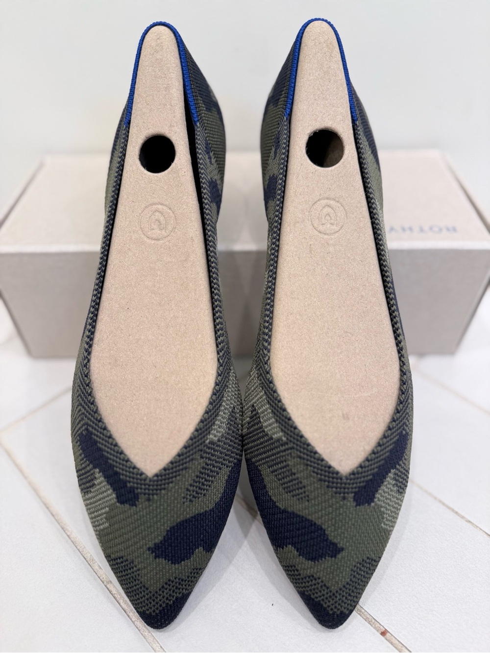 Rothy’s The Point II in Spruce Camo